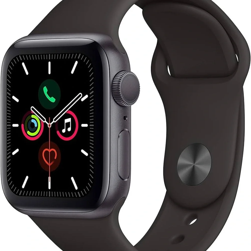 Apple Watch Series 5 40mm with Black Sport Band